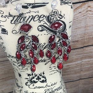 Kendra Scott Red Stone Earrings